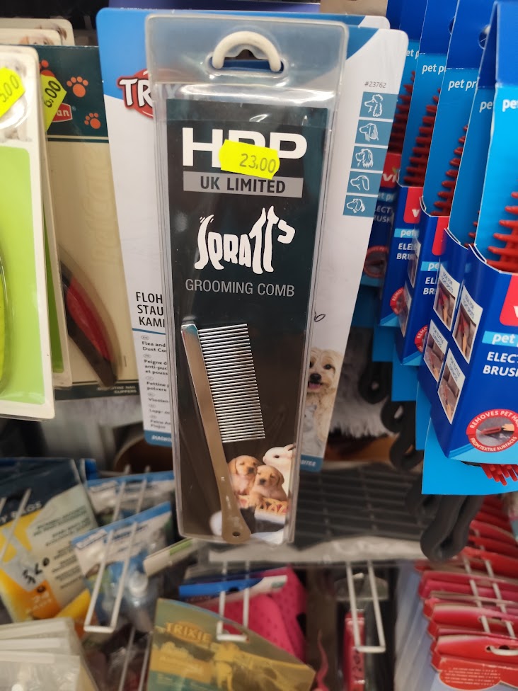 Pettine per toelettatura Spratts